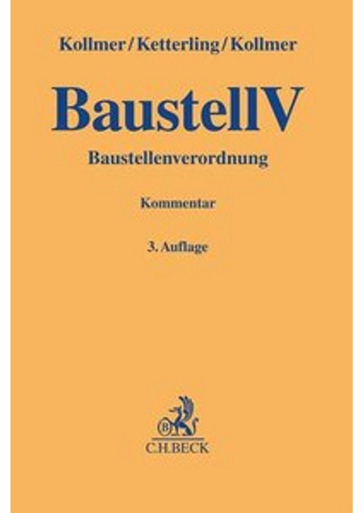 Baustellenverordnung (BaustellV)