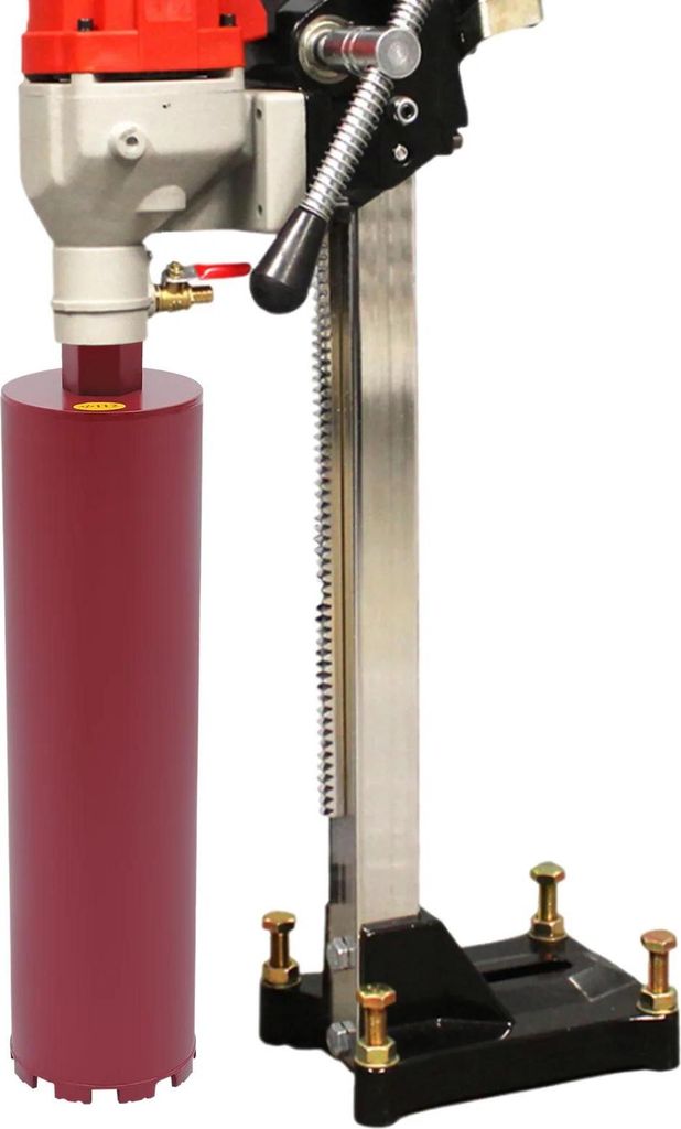 Kernbohrkrone für Beton - M22 - Ø 112 mm - Effektive Bohrtiefe 41 cm - Für Stahlbeton/Ziegel/Asphalt - Rot