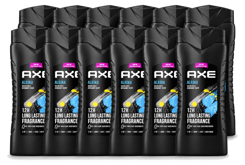 12 sztuk żelu pod prysznic Axe Alaska 3-w-1 – zapach Zdjęcie produktu 