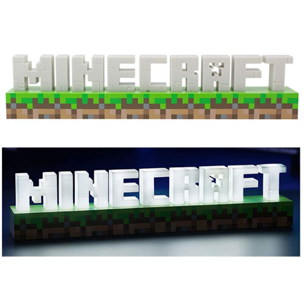 Merc LEUCHTE Minecraft Logo Light Paladone - Rôzne - Obrázok produktu 