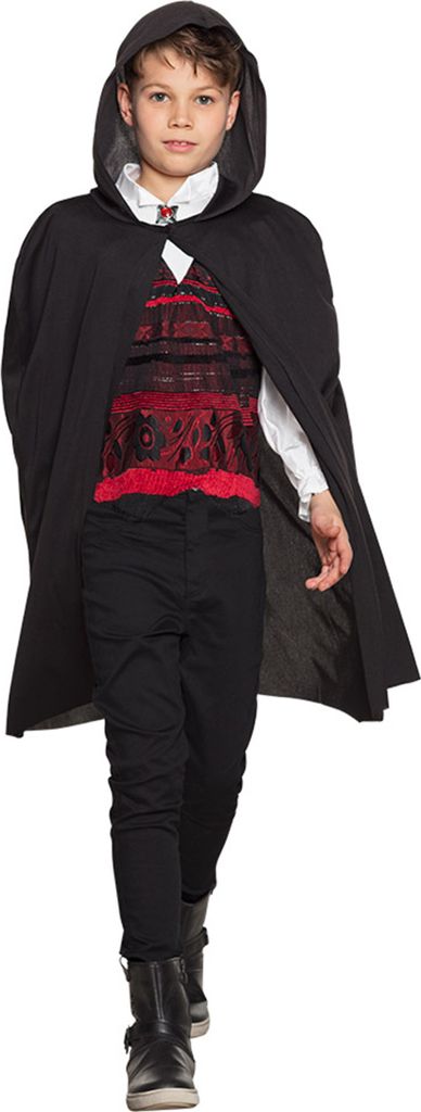 Accessorio per costume con cappuccio per bambini nero - Immagine del prodotto 