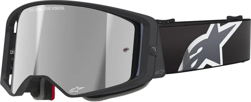 Masque de Motocross Alpinestars Supertech Corp Noir Gris pour Pilote MX