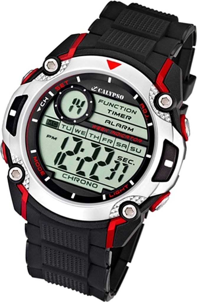 Calypso Herren Uhr Digital K5577/4 Kunststoff PUR Produktbild 