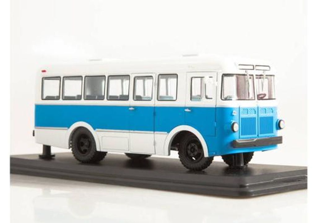 Model Pro Stadtbus 1:43 RAF-251 Bus, hellblau/weiß 83MP0052