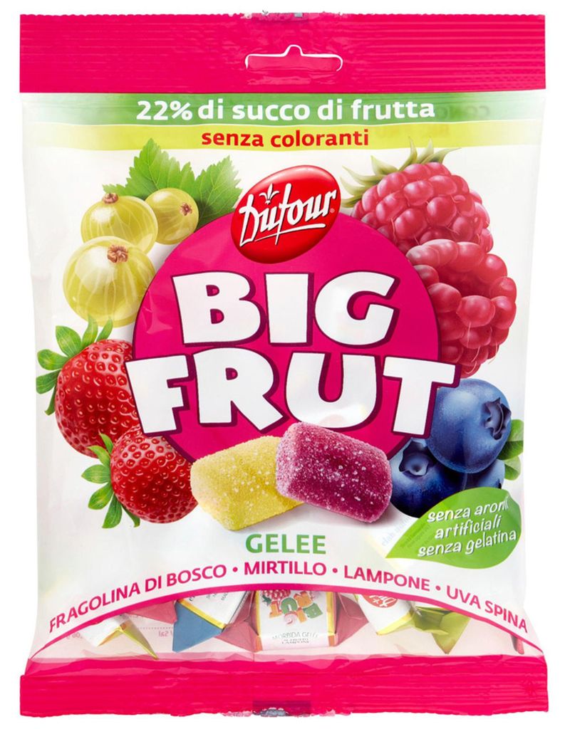 Galaretki owocowe Caramelle bez żelatyny 150g Zdjęcie produktu 