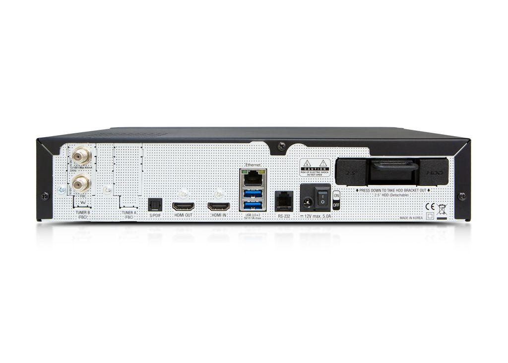 VU+ Duo 4K SE 1x DVB-S2X FBC Twin Tuner Linux OS, USB-PVR, Produktbild 22