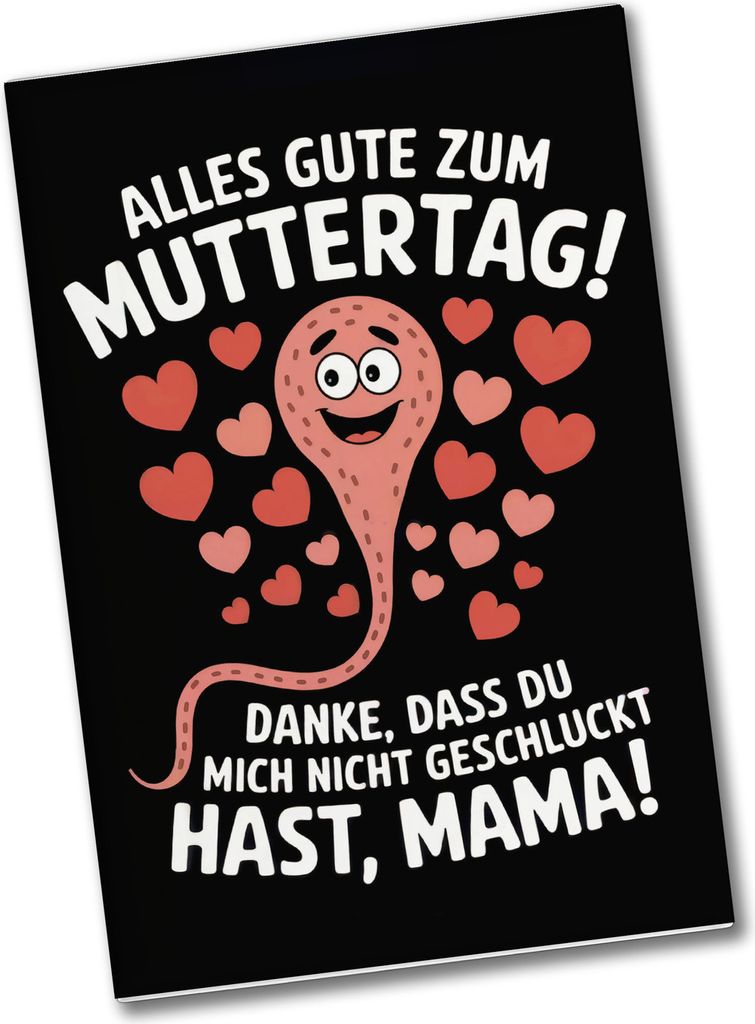 Alles Gute zum Muttertag! Souvenir Souvenir Magnet mit lustiger Samenzelle