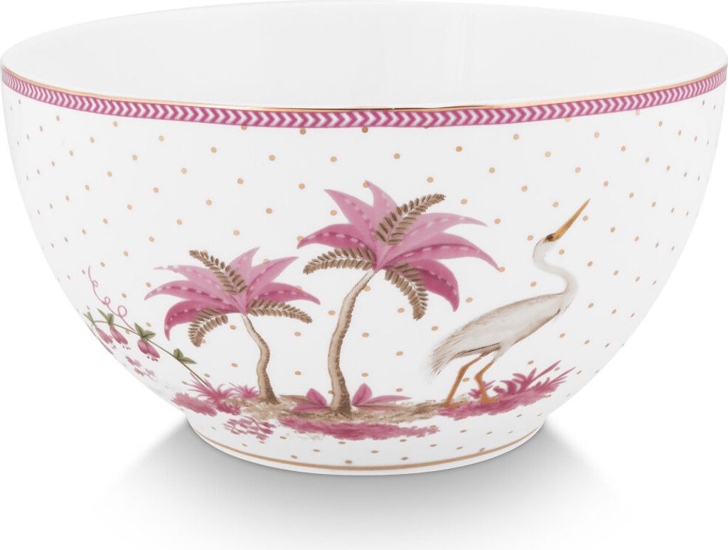 PIP STUDIO Jolie Dots Gold Pink Bowl 18cm