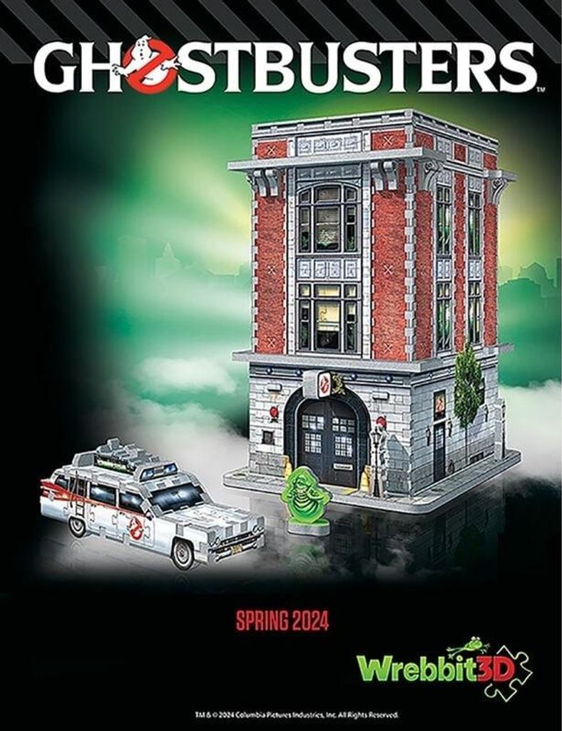 Wrebbit Puzzle 3D 500el Geisterjäger Feuerwache