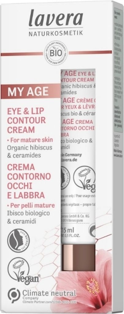 Lavera My Age Augen- und Lippenkonturencreme - 15 ml Produktbild 