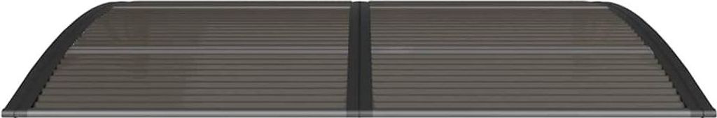 vidaXL Strieška na dvere čierna 150x100 cm Polykarbonát Obrázok produktu 