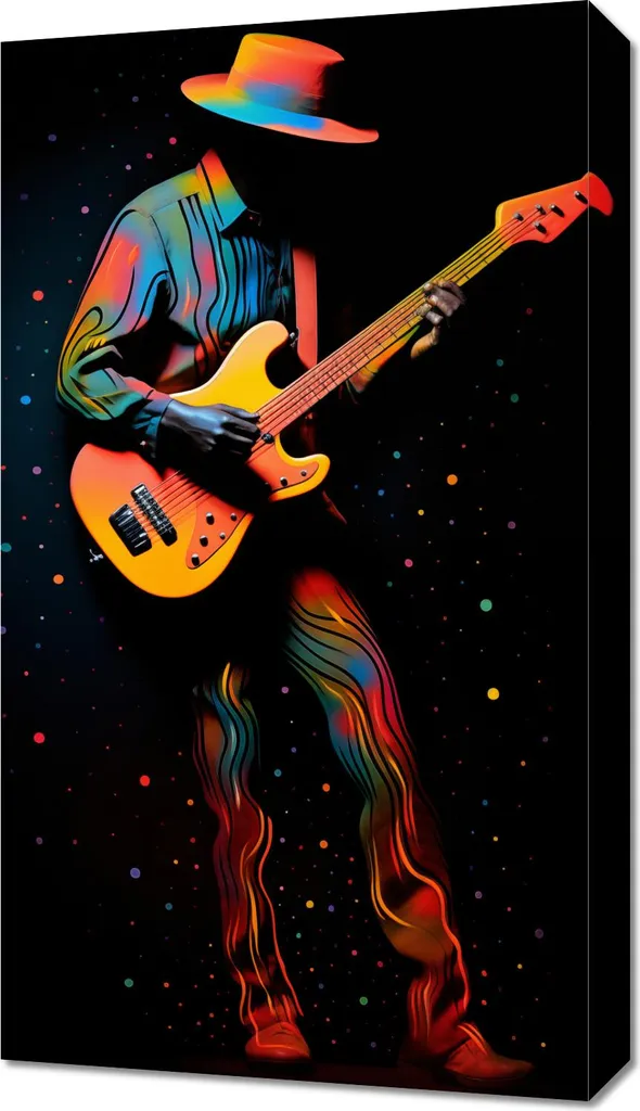 Quadro 40x70 Melodia Colorata - L'Arte che Racconta la tua Casa