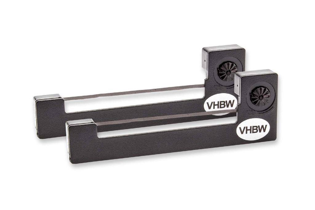 vhbw 2x Farbband Nylonband Tintenband kompatibel mit Nadeldrucker Ersatz für Epson ERC-05, ERC-05B.