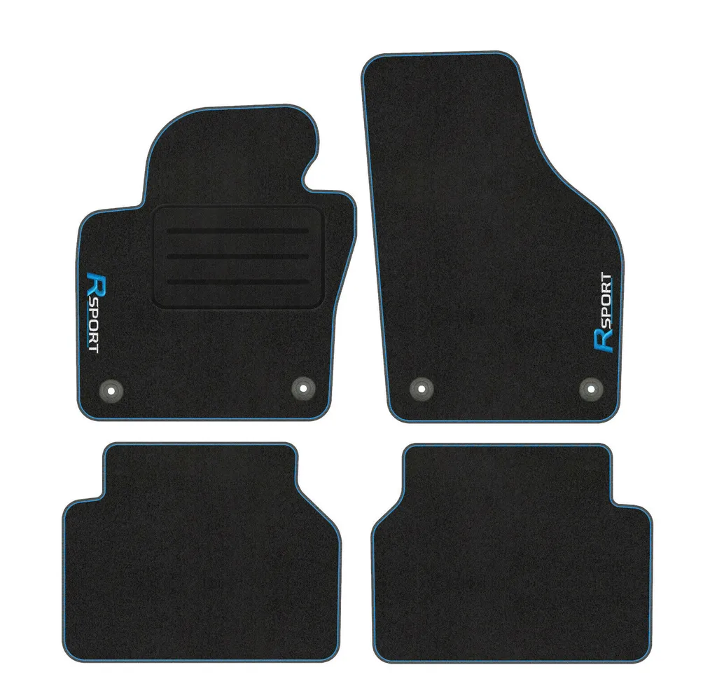 Tappetini Su Misura VW Tiguan I 2007-2016 - Velluto Nero SPORT - 3