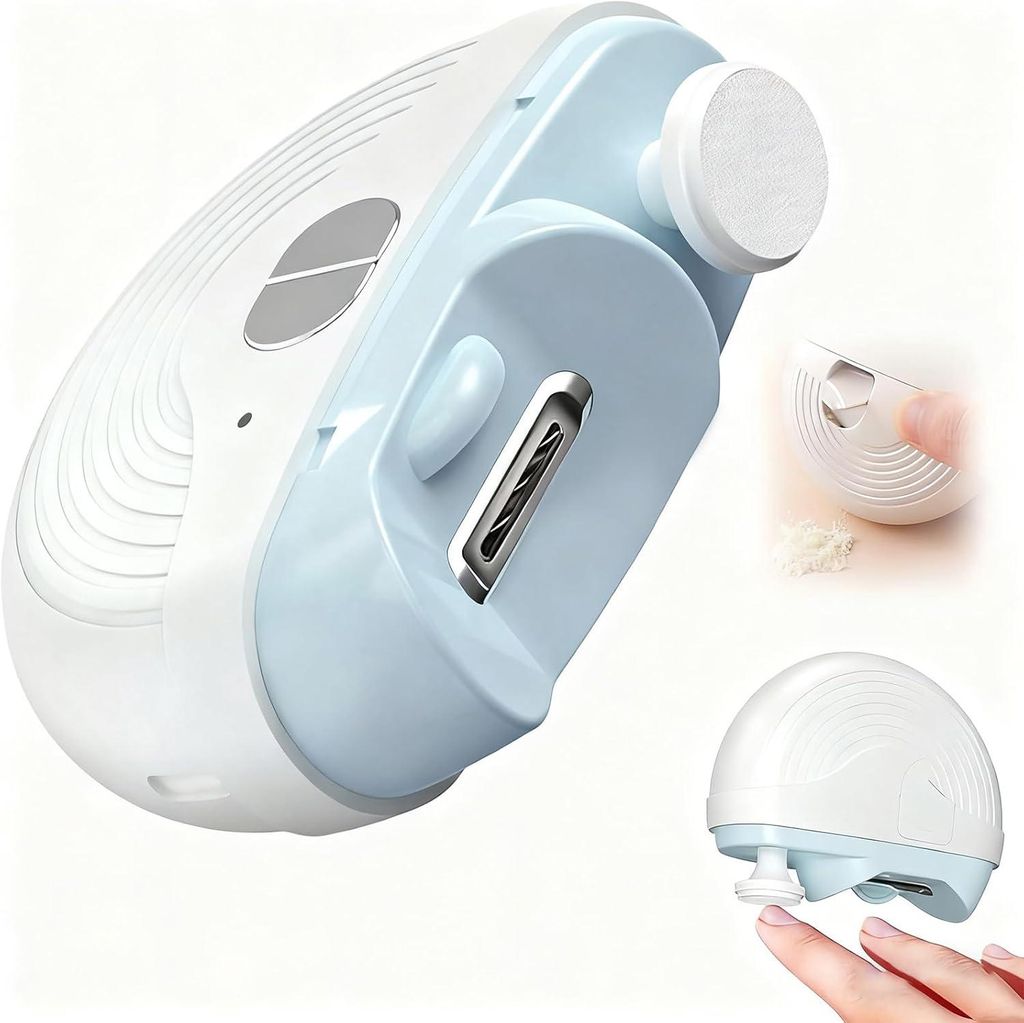 Elektrische Nagelfeile mit Auffangbehälter LED Licht 3 Produktbild 