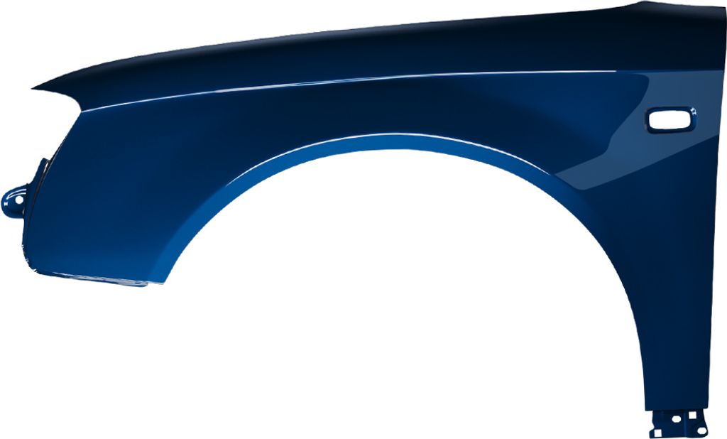 BLU Premium Kotflügel Passend für Audi A4 B7 LZ5C Links Blau MauritiusBlau OzeanBlau | 2004-2008 | Vorderseite Vorne | Lackiert | Einbaufertig | ...