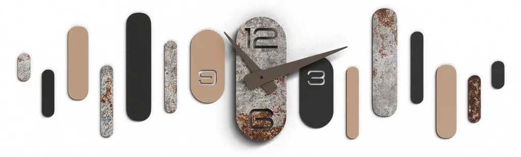 Horloge Silencieuse Wave Geotime Bois MDF Forge Giallobus 15W Forge
