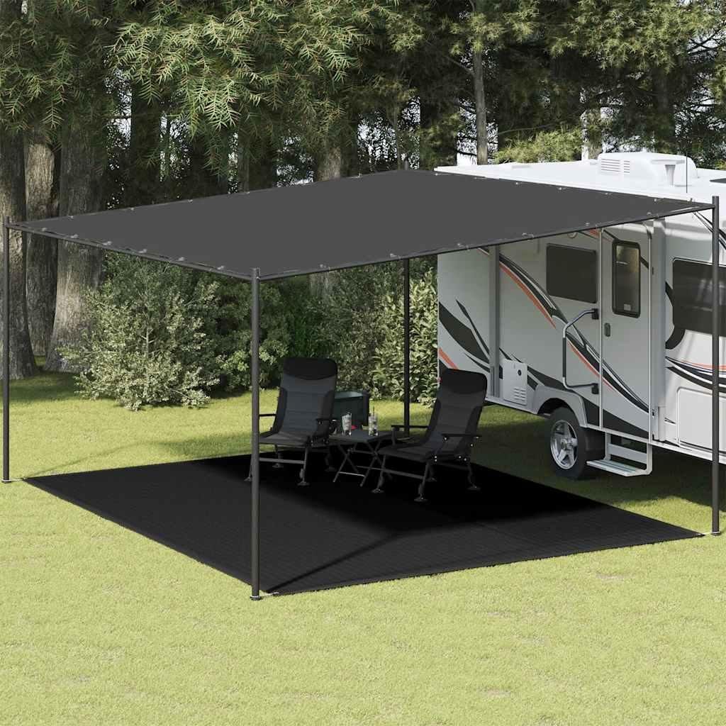 vidaXL Dywan namiotowy 400x500 cm czarny Zdjęcie produktu 