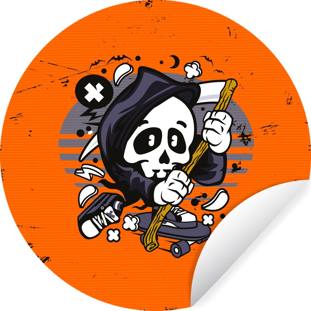 MuchoWow - Tapetenkreis - Wandbild rund - Schlafzimmerdekoration - Wanddeko - runde Tapete - Kunst für zu Hause