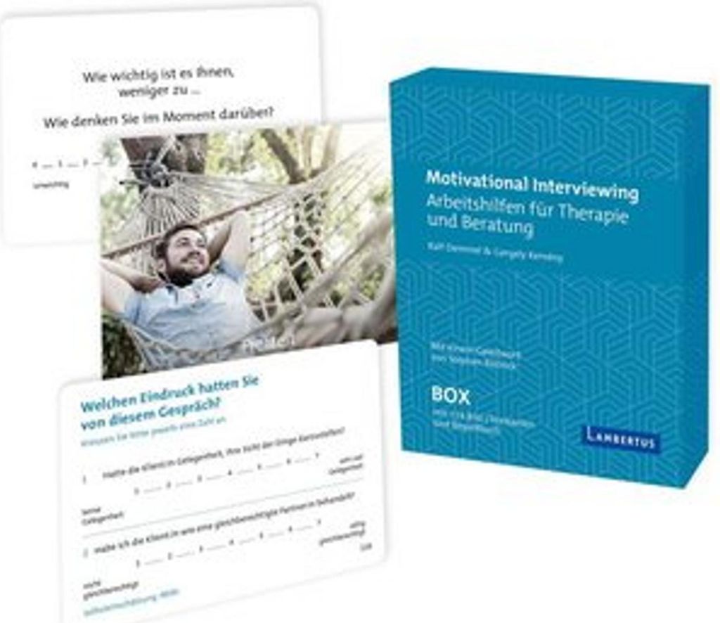 Motivational Interviewing Box mit Fragekarten