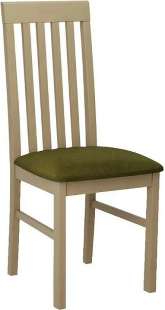 Sedia Pranzo Imbottita DANBURY 1 Rovere Sonoma e Oliva Scuro - Arredo Elegante