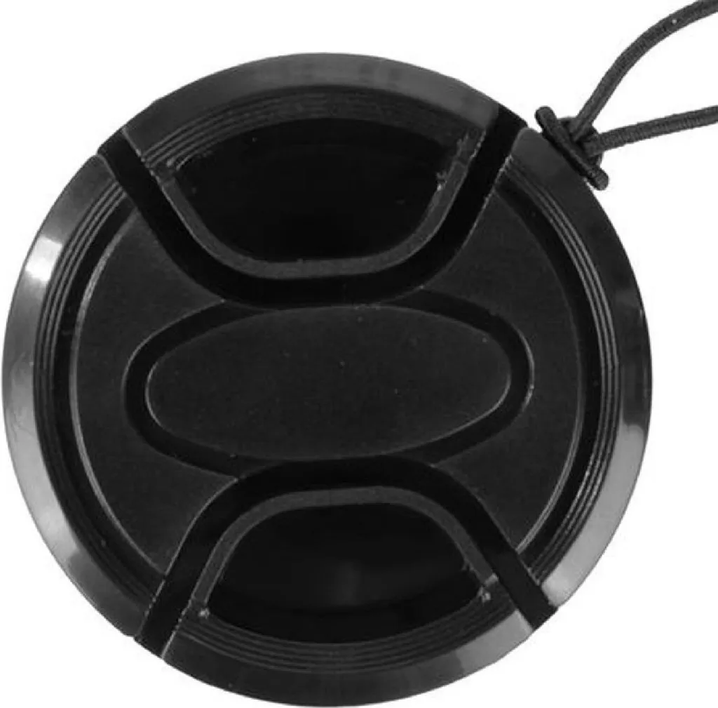 Set Tappo Copriobiettivo Metallico 72 Mm Con Gomma Interna - Proteggi Obiettivo Fotocamera, Anodizzato Nero