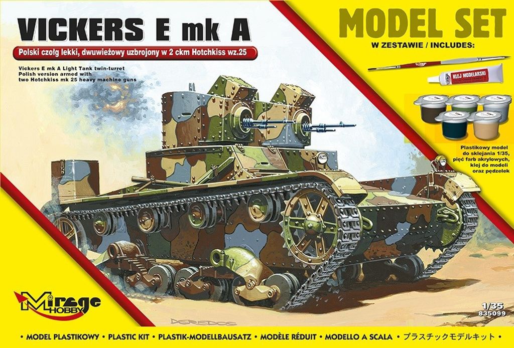 Mirage zest.d/sklej.Vickers E MK A S09 835099