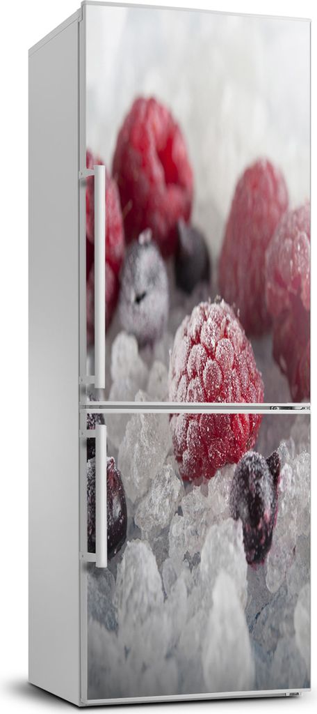 Tulup Kühlschrankdekoration - 70x190 cm - Aufkleber auf dem Kühlschrank - gefrorene Früchte