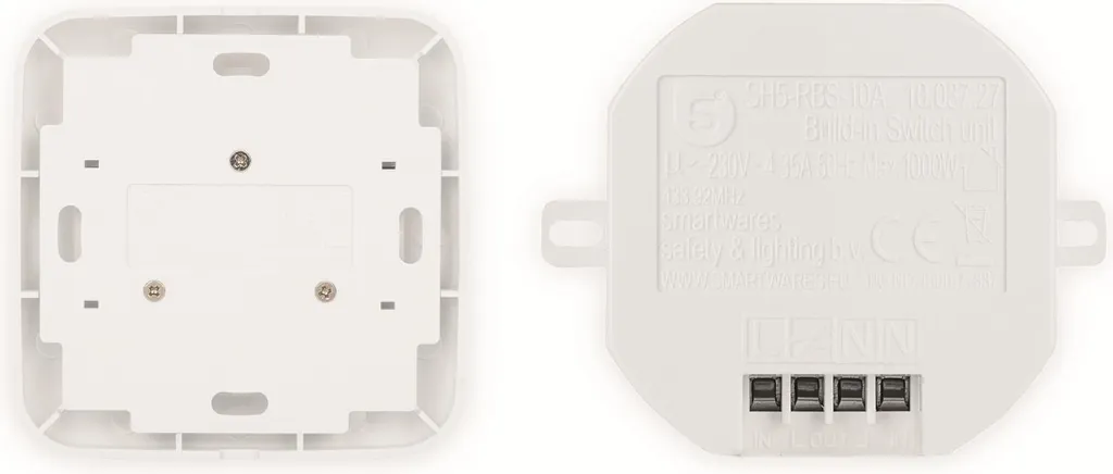 Interrupteur mural Smartwares Plug & Connect blanc avec portée de 30m - 15