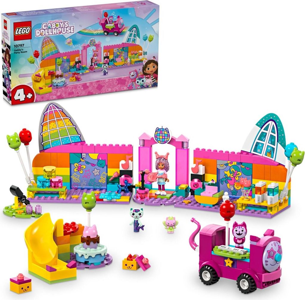 LEGO® Domek dla lalek Gabby 10797 Pokój Gabby na przyjęcie Zdjęcie produktu 