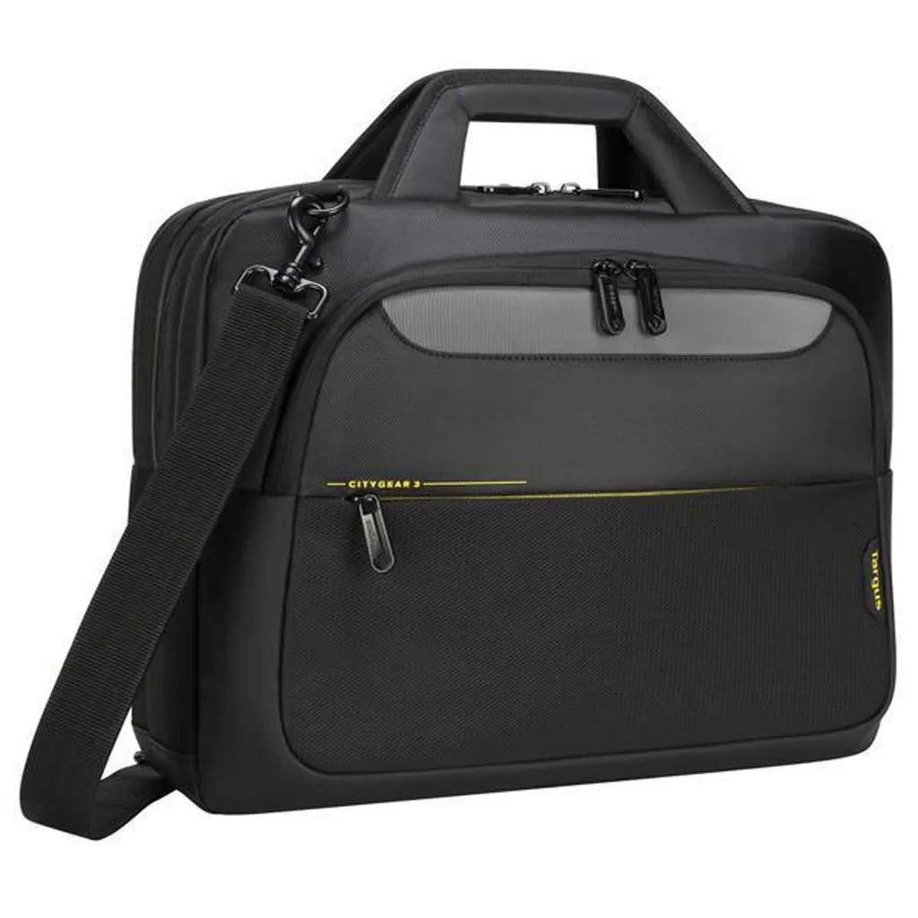 Targus CityGear TCG470GL Sacoche Ordinateur 17.3 Pouces Noir Intense