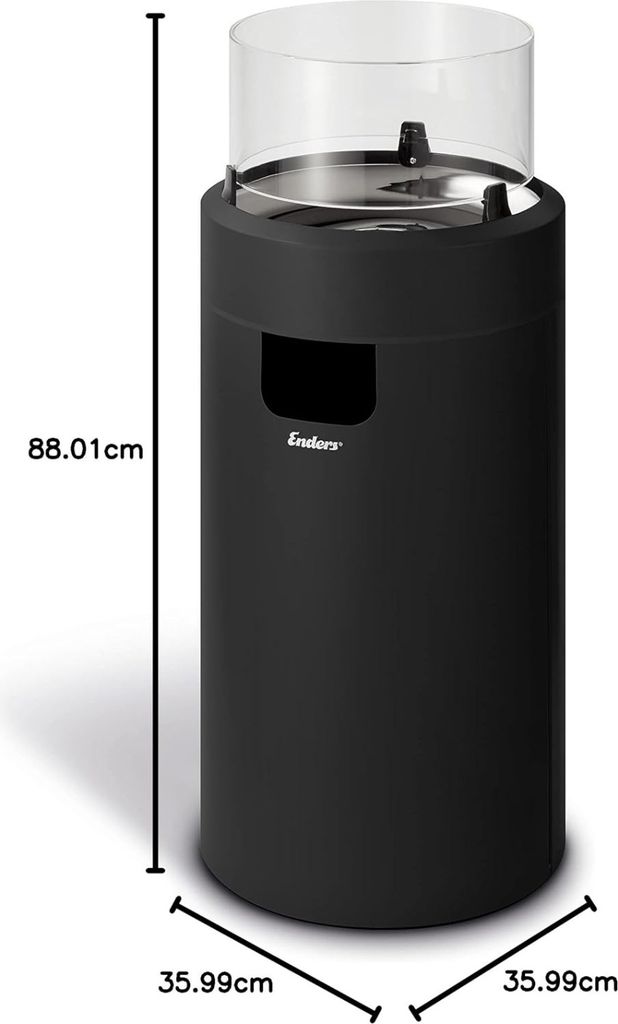 Enders Feuerstelle NOVA LED M Edelstahl schwarz Produktbild 13