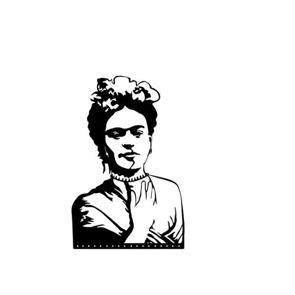 Tableau en Métal Frida Décoration Murale Design Industriel Noir Mat - 2