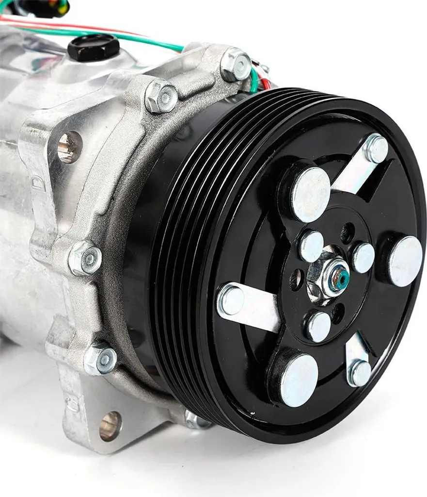 Compresseur Climatisation 12V R134a Huile PAG46 Conception Ouverte - 4