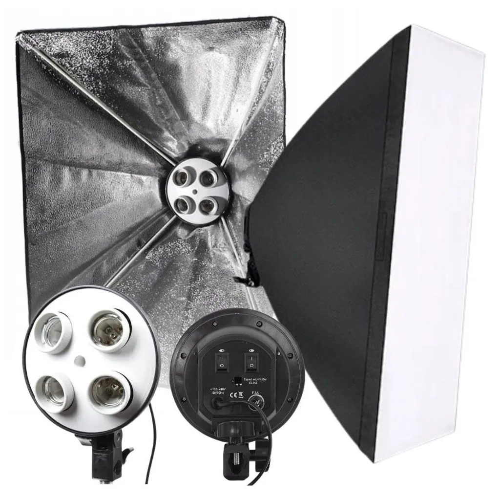 Éclairage vidéo pour Youtubeur et photographe avec kit softbox complet