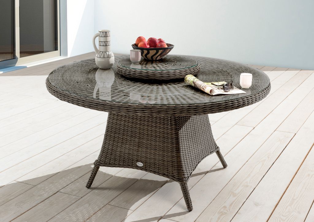 Destiny Gartentisch LUNA Ø150x75 cm mit Drehteller, Produktbild 