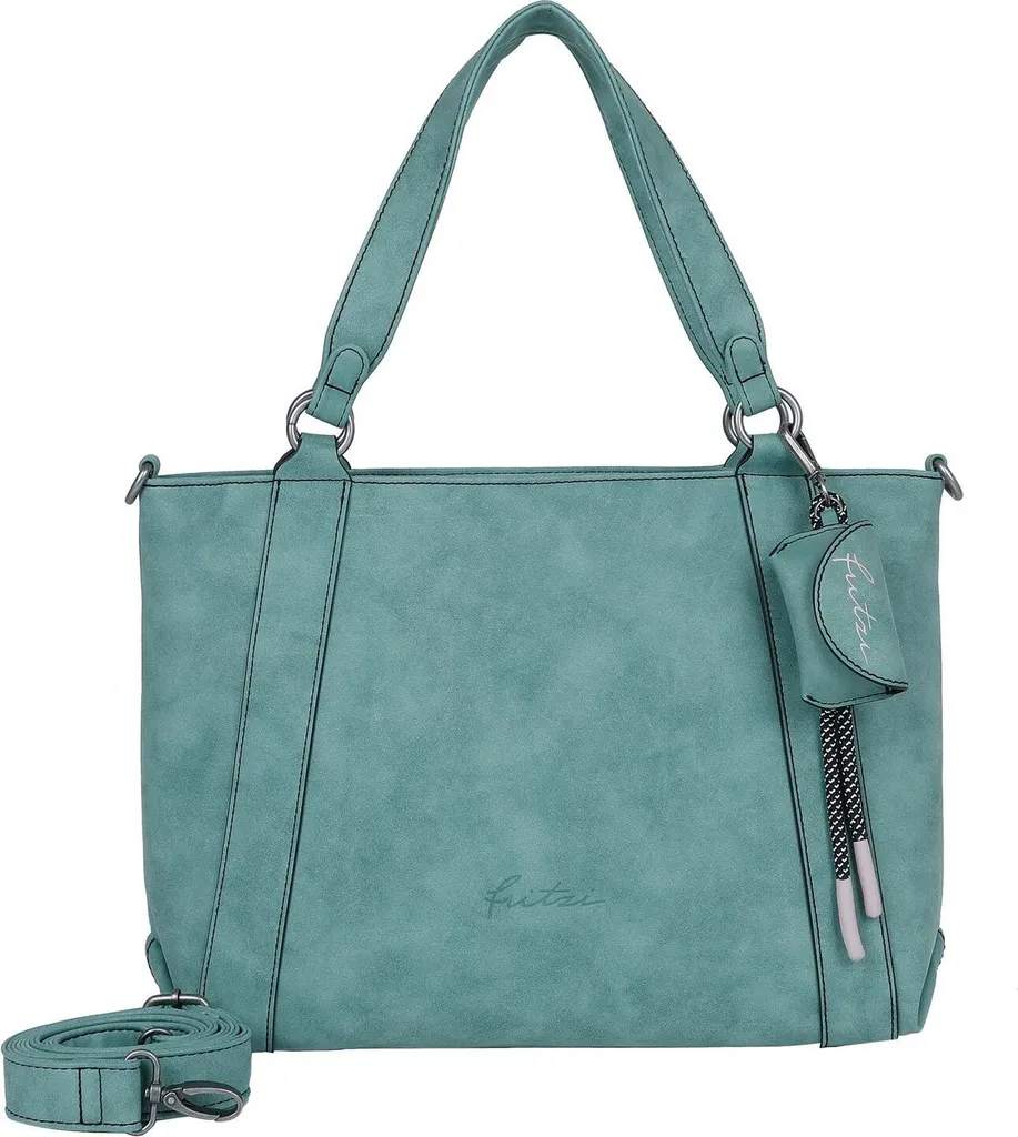 Grand Sac à Épaule Femme Vert Menthe - Fourre-tout Chic Bitzi08 Jive