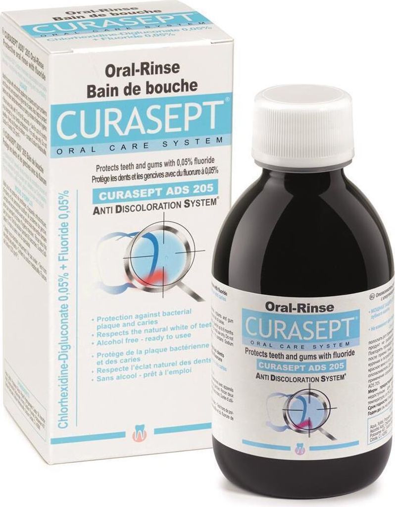 Curasept 0,05% Chlorhexidin Ads 205 Mundspülung 200 ml