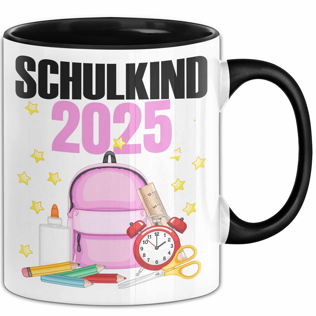 Trendation - Einschulung Mädchen Geschenk Schultüte Füllung Tasse Schulstart 1. Schultag Schuleinführung Schulanfang Geschenkidee 2022 Schulkin...