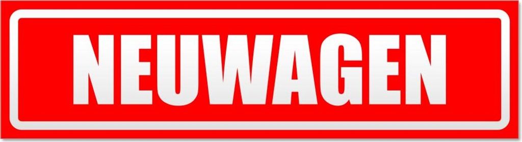 Neuwagen invertiert Magnetschild Schild magnetisch