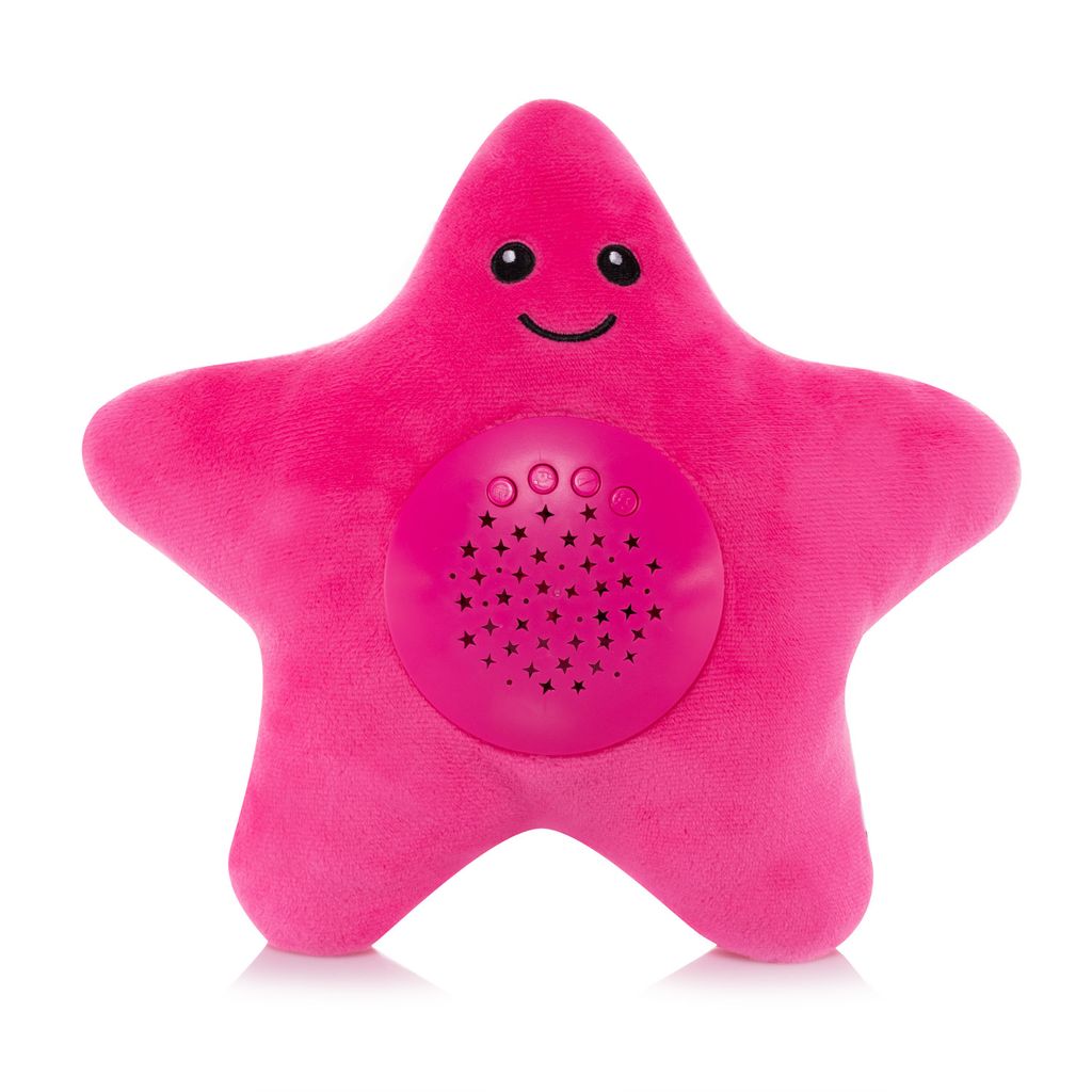 ZOPA Plüschtier Seestern mit Projektor Rosa