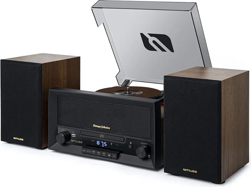 Numérisez vos Vinyles avec la Mini-chaîne Bluetooth Muse MT120MB Noir