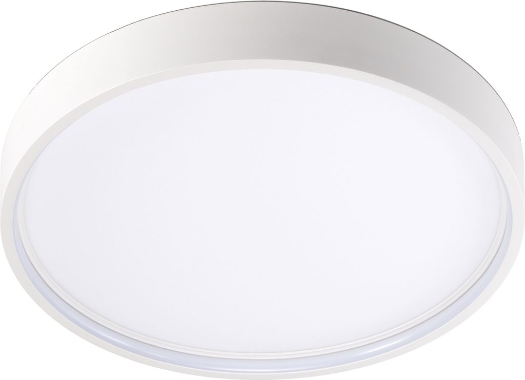 LED-Deckenleuchte - Weiß - Ø 45 cm - Aluminium - Acryl - Produktbild 