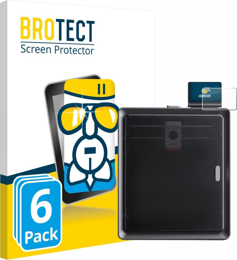 6x BROTECT Schutzglas für Anycubic Kobra S1 / S1 Combo Schutzfolie Panzer Folie Glas Display Schutz klar