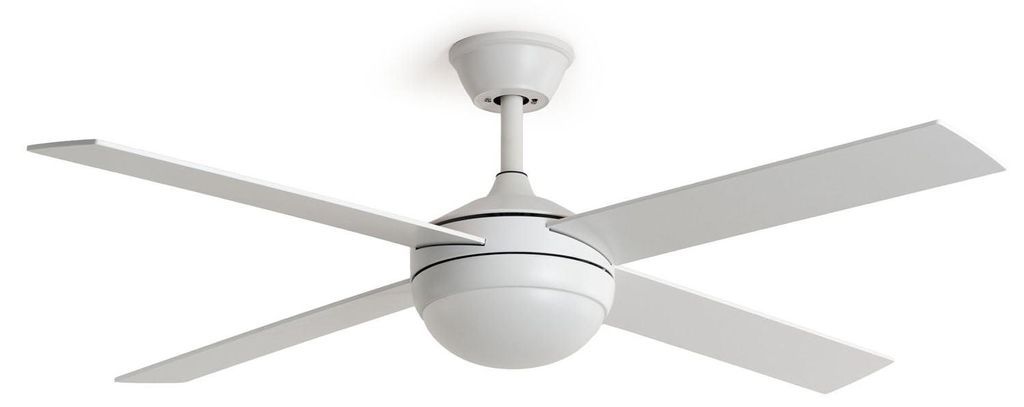 Deckenventilator mit Licht Lautlos DC Holzflügel Navy Evo Produktbild 