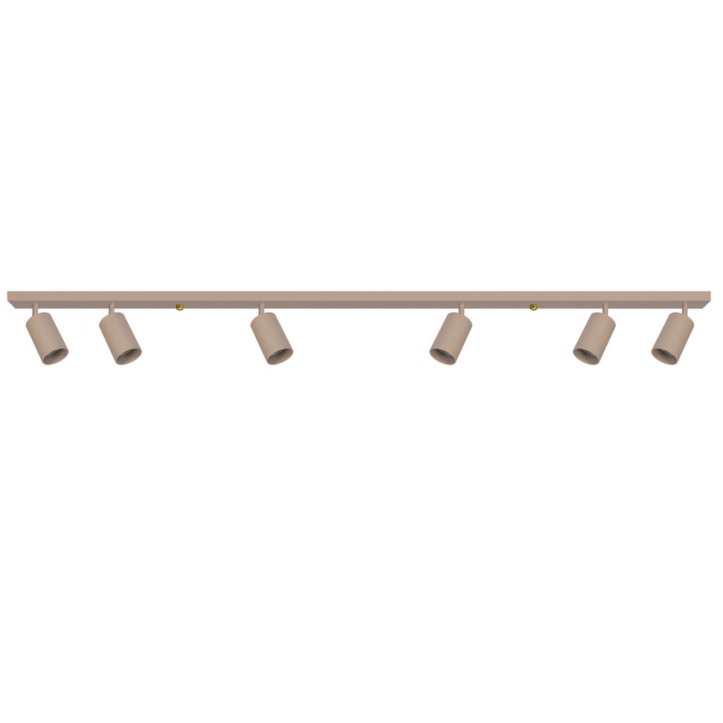 MasterLED Deckenleuchte Lucerno 6-flammig GU10 beige Produktbild 