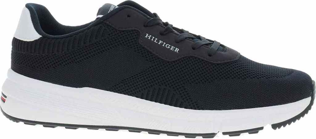 Tommy Hilfiger Lightwight RWB Knit Sneaker Blau in Gr. 45