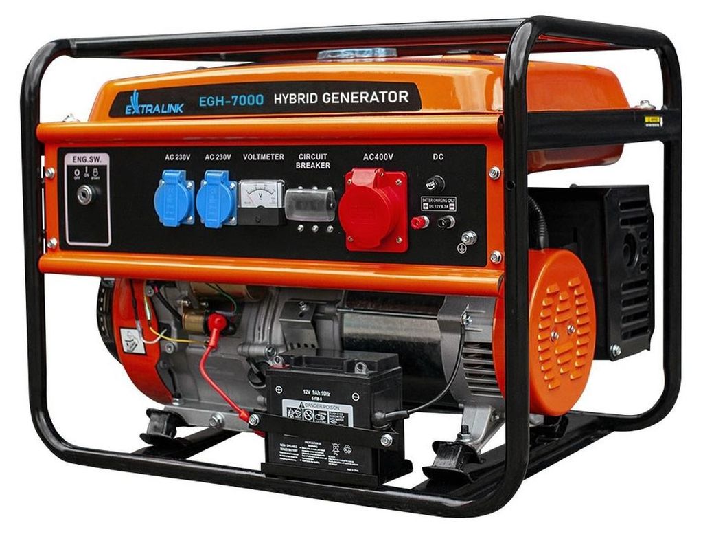 Extralink, générateur hybride 7 kW, compatible GPL, GNC et Image du produit 