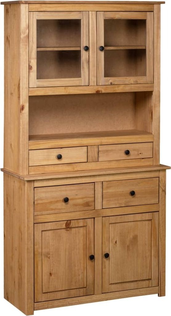 Maison Exclusive - Highboard 93x40,5x180 cm Kiefernholz Panama
