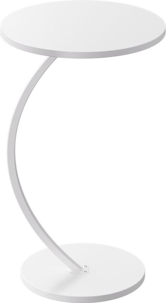 Beistelltisch Vicco Alvio Weiß 40 x 60 cm, Model 55380